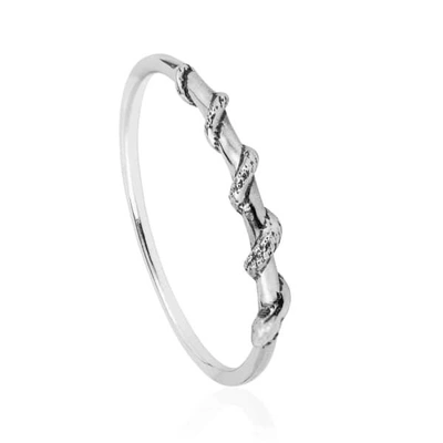 Gucci Tiny Snake Ring Silver