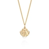 Gucci Shell And Pearl Necklace Gold