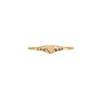 Gucci Diamond Shield & Black Diamonds Mini Signet Ring Solid Gold