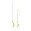 Gucci Chain Moon Earrings