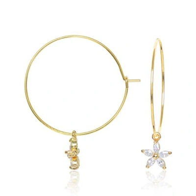 Gucci Flower Hoops
