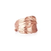 CHUPI Swan Feather Ring Rose Gold