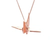 Gucci Crane Necklace Rose Gold