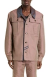 Kiko Kostadinov Pink Mcnamara Work Jacket In Antique Copper | ModeSens