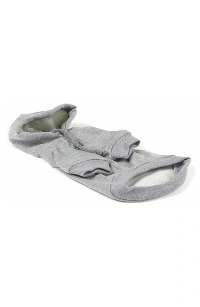 Pet Life Fashion Plush Cotton Pet Hoodie Hooded Sw In Grey