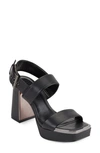 DKNY BIBIANA SLINGBACK PLATFORM SANDAL