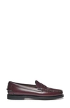 Sebago Classic Dan Penny Loafer In Brown Burgundy
