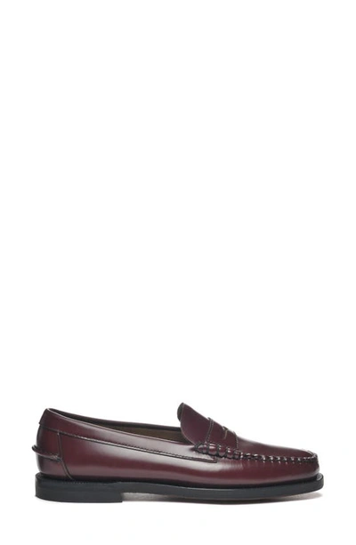 Sebago Classic Dan Penny Loafer In Garnet