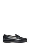 Sebago Classic Dan Smooth Leather Loafers In Black
