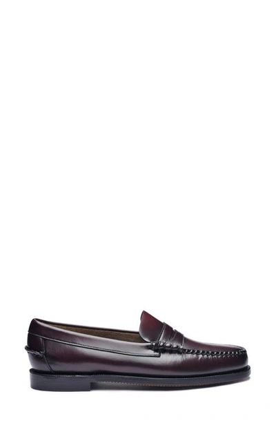Sebago Dan Lug Sole Loafer In Garnet, Women's At Urban Outfitters