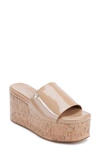 DKNY ADALIRA PLATFORM SLIDE SANDAL