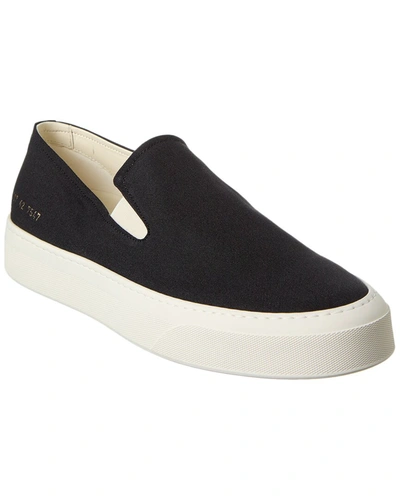 Common Projects Canvas Slip-on Sneaker In Black