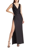 MOTHER OF ALL CALYPSO SIDE SLIT MAXI DRESS