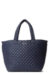 Mz Wallace Large Metro Quilted Nylon Tote Deluxe In Dawn