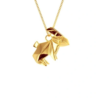 Gucci Rabbit Necklace Gold Plated