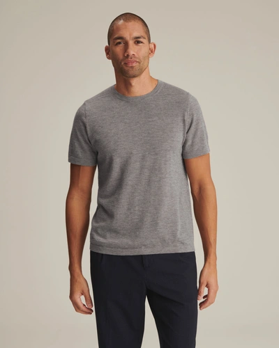 Naadam Fancy Cashmere T-shirt In Cement