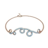 GUCCI 1986 WIGGLE WIGGLE BRACELET IN BABY BLUE & ROSE