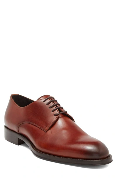 Bruno Magli Cilo Leather Derby In Cognac