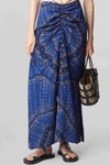 Altuzarra Maxirock Safia Aus Seide In Berry Blue
