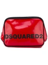 DSQUARED2 logo wash bag,VISCOSE5%