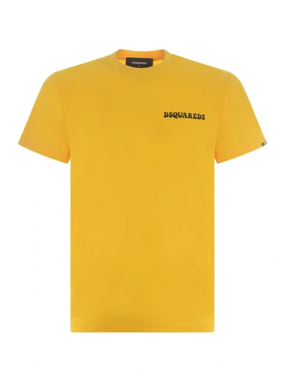 Dsquared2 T-shirts And Polos Yellow