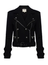 L Agence Billie Belted Jacket In Black