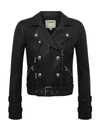 L AGENCE BILLIE BELTED LEATHER JACKET