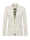 L Agence Chamberlain Blazer In Ecru/vintage Safari