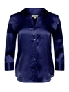 L Agence Dani Silk Blouse In Midnight
