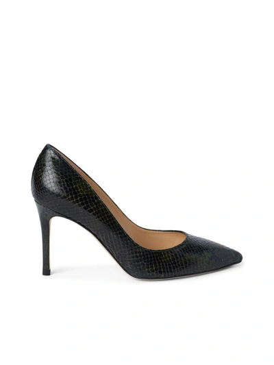 L Agence Eloise Pump In Winter Moss Snake