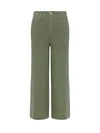 L Agence Henderson Crop Wide Leg Linen Pants In Multi