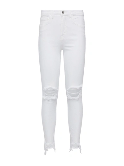L'agence Margot High-rise Skinny Jean In Blanc In White