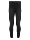 L Agence Josie Velvet Jean In Noir In Dark Graphite