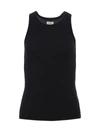 L Agence Nia Racer Back Tank In Black