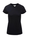 L Agence Ressi Crew Neck T-shirt In Black