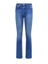 L Agence Ruth High Rise Straight Jeans In Blue