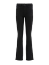 L Agence Selma Coated Jean In Noir Coated