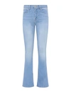 L Agence Ruth High Rise Straight Jeans In Blue
