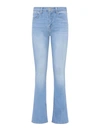 L Agence Kendra High-rise Crop Flare Jeans With Raw Hem In Omaha