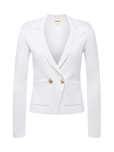 L AGENCE SOFIA KNIT BLAZER