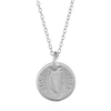 CHUPI Worth Your Weight in Gold Farthing Coin Necklace Silver