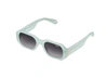 Quay Hyped Up 50mm Gradient Square Sunglasses In Oat,brown