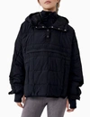 Fp Movement Pippa Packable Pullover Puffer In Black