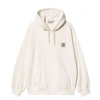 Carhartt Nelson Logo-patch Pullover Hoodie In Bianco