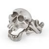 Gucci Skull & Crossbones Ring With Hinged Jaw In Crossbones
