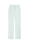 Jil Sander Pants In Cyan Wool In Light Blue