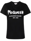 Alexander Mcqueen T-shirts In Black