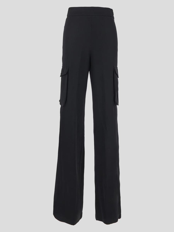Amen metallic wide-leg trousers - Purple