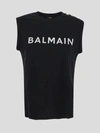 Balmain T-shirt  Woman Color Black In Noirblanc