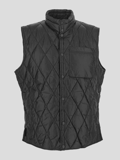 Bdp Coats In <p>bpd Down Vest In Black Nylon With No Sleeves